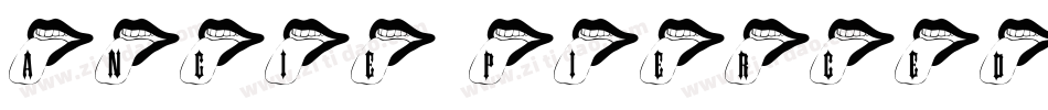 Angie Pierced字体转换